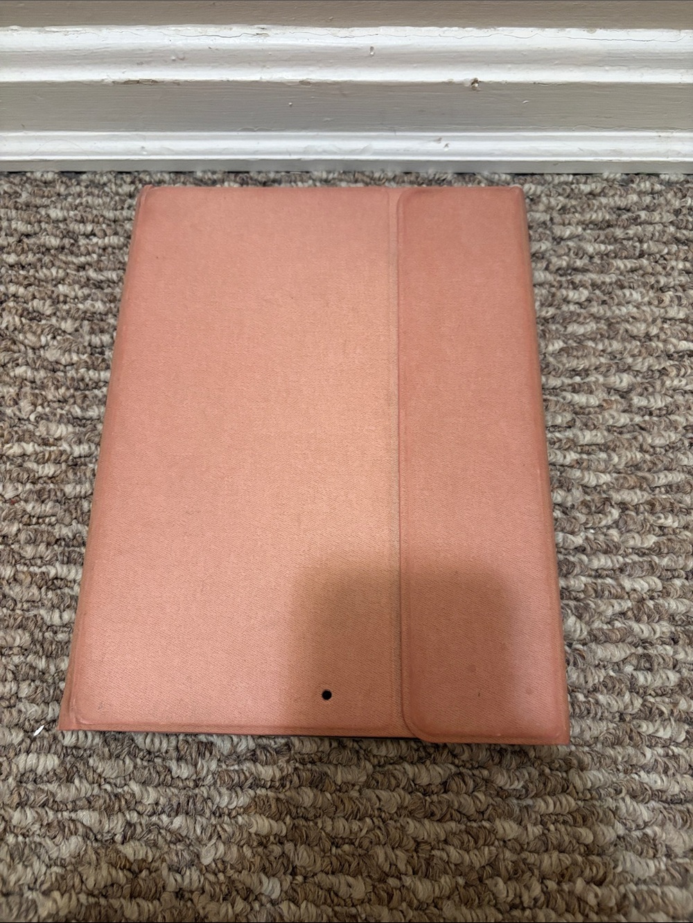 iPad portfolio foldable pink case comparable with generation 7, 8, 9